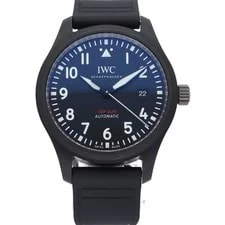 IWC Pilot Automatic Top Gun IW326906 Ceramic / Rubber mensWatch Black 2