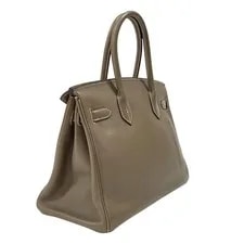Hermes Birkin 30 Etoupe Hardware Turn Lock #OK264 3
