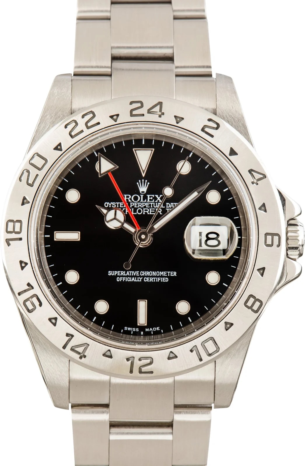Stainless Steel Rolex Explorer II Ref 16570 Black Dial 4
