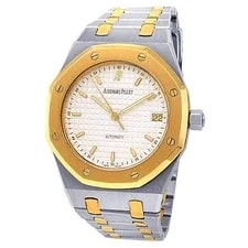 Audemars Piguet — Audemars Piguet Royal Oak Yellow Gold Stainless Steel Quartz Silver — Watch — resale