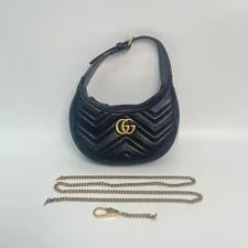 Gucci — Gucci GG Marmont Half-Moon-Shaped Mini ' - Very Good #1L6UYGO — Handbag — resale