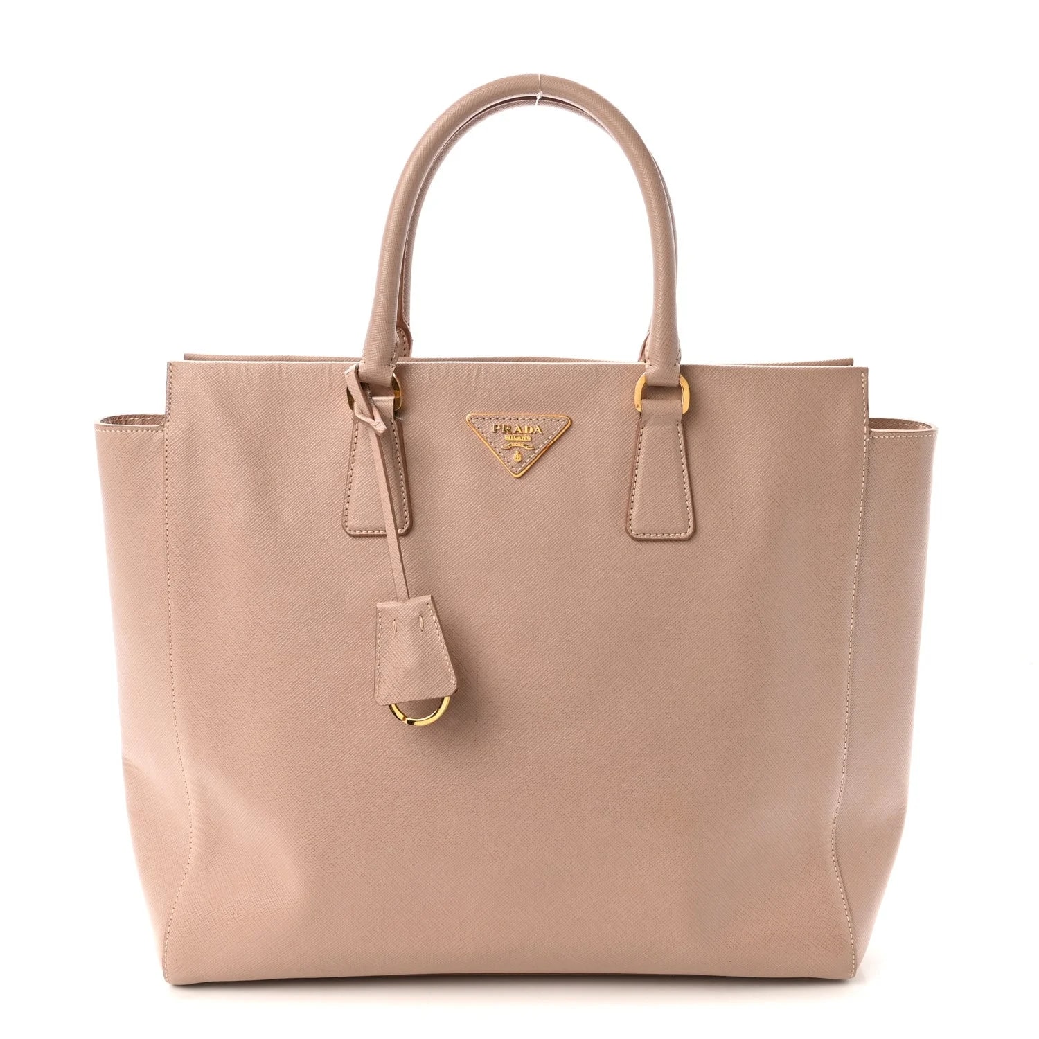 Prada — Soft Double Handle Satchel Cipria — Handbag — resale
