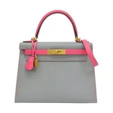 Hermès — Hermes Kelly 28 Mouette Azalee — Handbag — resale