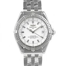 Breitling — Breitling Wings A10350 Automatic 38mm White Dial Overhauled In-House — Watch — resale