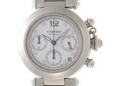 Cartier — Cartier Pasha C Chrono W31039M7 Stainless Steel 36mm White Dial With Box #DW2148 — Watch — resale