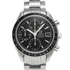 Omega — Omega Speedmaster Date RefNo=323.21.40.40.01.001 Black Dial Stainless #W2323 — Watch — resale