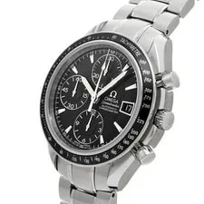 Omega Speedmaster Date RefNo=323.21.40.40.01.001 Black Dial Stainless #W2323 2