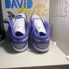 Size 11 Air Jordan 1 Low Hornets Hj9013550 No Lid 3
