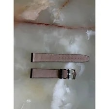 Authentic TAG Heuer Black Crocodile Strap Band 18mm With Buckle 2
