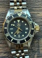 TAG Heuer — TAG Heuer 980.018N Pro 2000 Series Black Gold Dial — Watch — resale