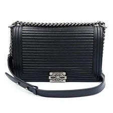 Chanel — Chanel Boy Horizontal Quilting Flap Chain Quilted #BCB198 — Handbag — resale