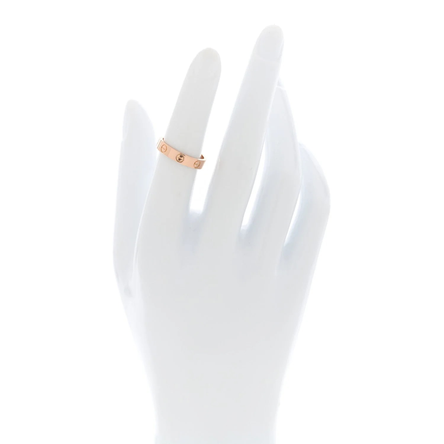 18K 3.5mm Love Wedding Band 50 5.25 2