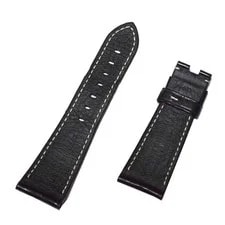 Panerai Leather Strap Black D Buckle 26mm Genuine Condition 2
