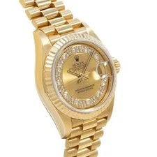 Rolex Datejust 69178 26mm Yellow Gold Champagne #WW856 3