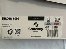 Saucony 6000 Split / Sz 10 S70751-1 4