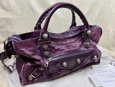 Balenciaga — Balenciaga Ultraviolet Giant 21 City Original Dust XL — Handbag — resale
