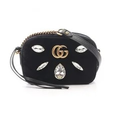 Gucci — Gucci GG Marmont Mini Rhinestones 448065 Fabric — Handbag — resale