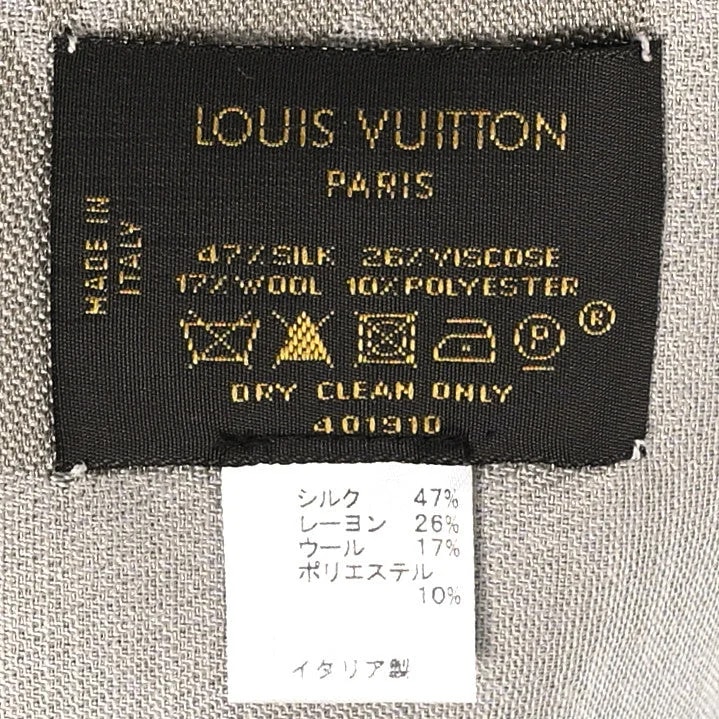 Lurex Shine Shawl Greige 3