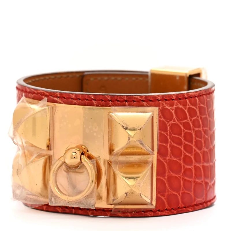 Hermès — Shiny Collier de Chien CDC S Geranium — Jewelry — resale