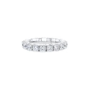 Atelcs — Half-flexible Wedding in White Gold and Diamonds (2,76 Carat) — Jewelry — resale