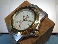 TAG Heuer 1500 Professional 155.706 GMT Quartz 40mm White Dial 3