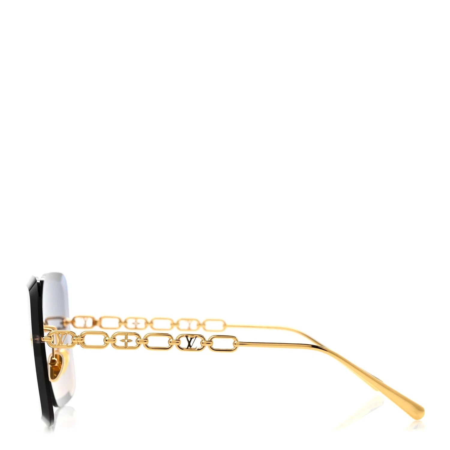 Metal Jewel Square Sunglasses Z1860U 3
