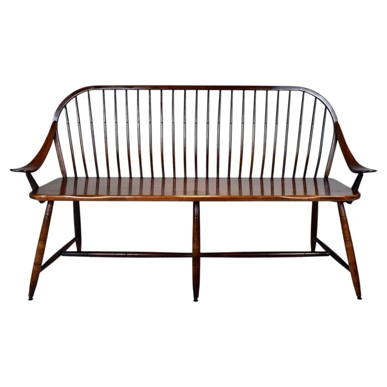Hale of Vermont Windsor Spindle Back Prosper's Or Settee — Furniture — resale