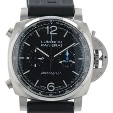 Panerai Luminor Chrono Stainless Steel Black Dial 44mm Auto ’S PAM01109 2