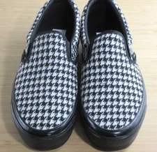 Vans Lx Classic Slip on 98 Houndstooth Shoes Size 11.5 NEW 3