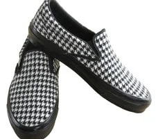 Vans Lx Classic Slip on 98 Houndstooth Shoes Size 11.5 NEW 4