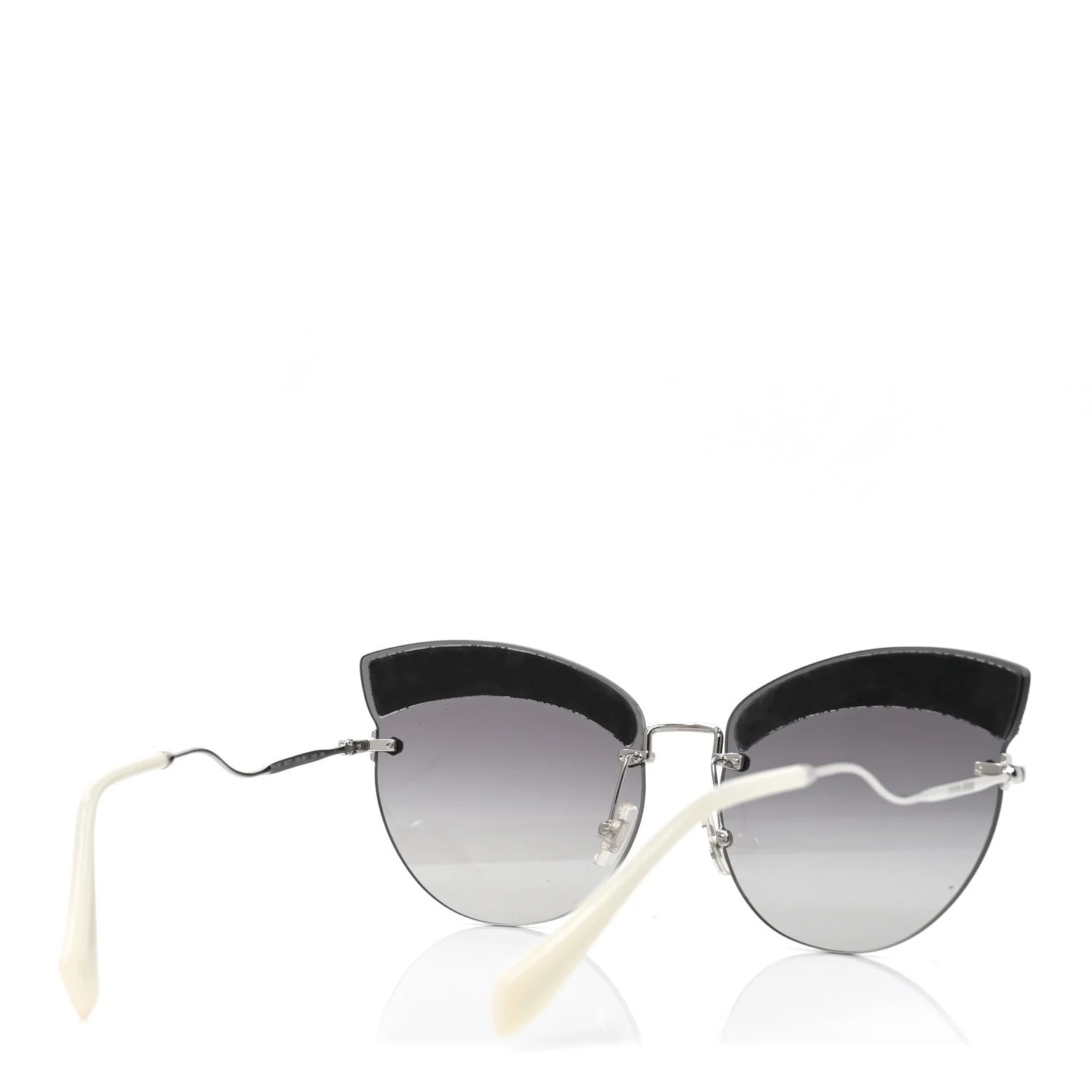 Acetate Glitter Cat Eye Sunglasses SMU58T 4