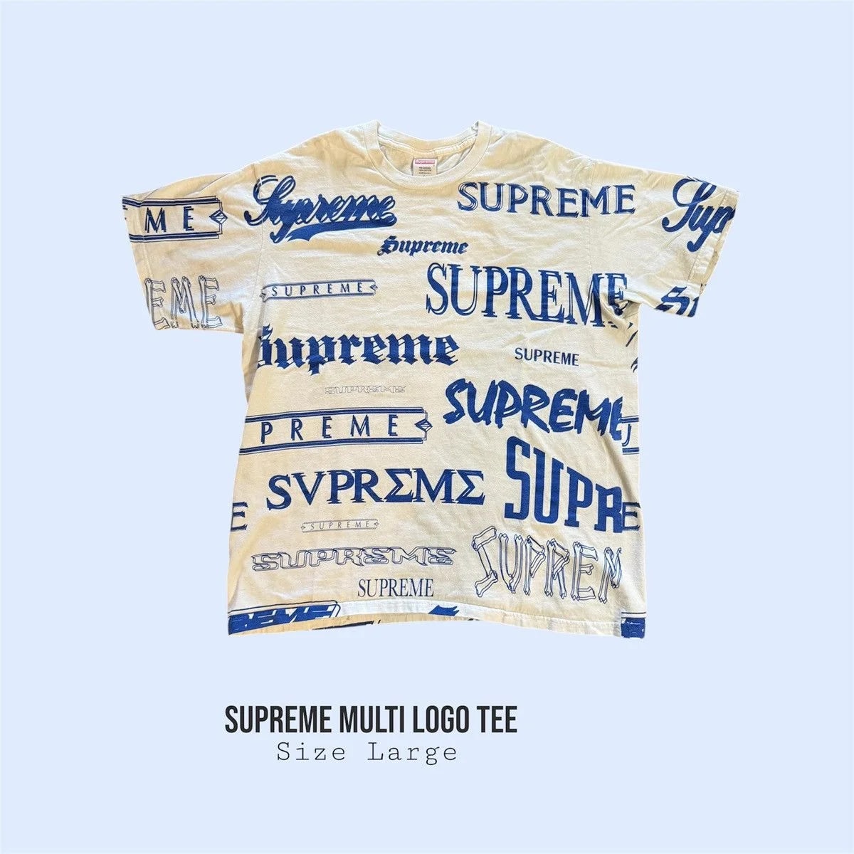 Supreme Logo Tee 4