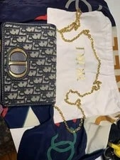 Authentic Dior Saddle Wallet on Chain/Belt 3