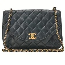 Chanel — Chanel Chain Matelass Round Flap ( Hardware) Lad — Handbag — resale