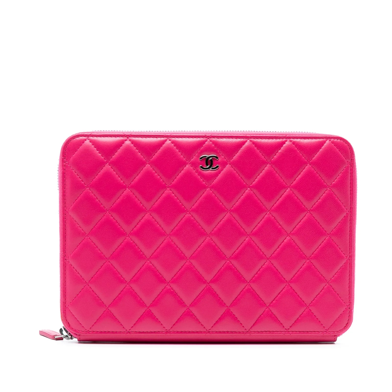 Chanel — Large Zip Around Organizer — Handbag — resale