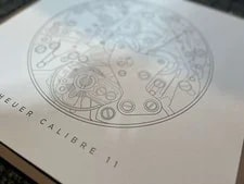 Rendition of A Heuer Calibre 11 Movement 16.25" X 16.25" 2