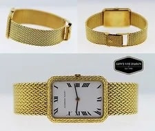 Audemars Piguet — Audemars Piguet 18K Yellow Gold Mesh Bracelet 24x32mm — Watch — resale