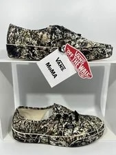 NEW Vans Moma Jackson Pollock Authentic Shoes Size 5, 5.5, 6 2