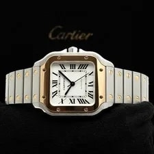 Cartier Santos Medium With Extra Strap 2022 Warranty Box 155431935 2