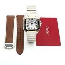 Cartier Santos Medium With Extra Strap 2022 Warranty Box 155431935 4