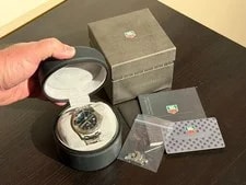 Tag Heuer — Tag Heuer Link WJ1112-0 Quartz Blue Dial 39mm - Includes Case & More — Watch — resale