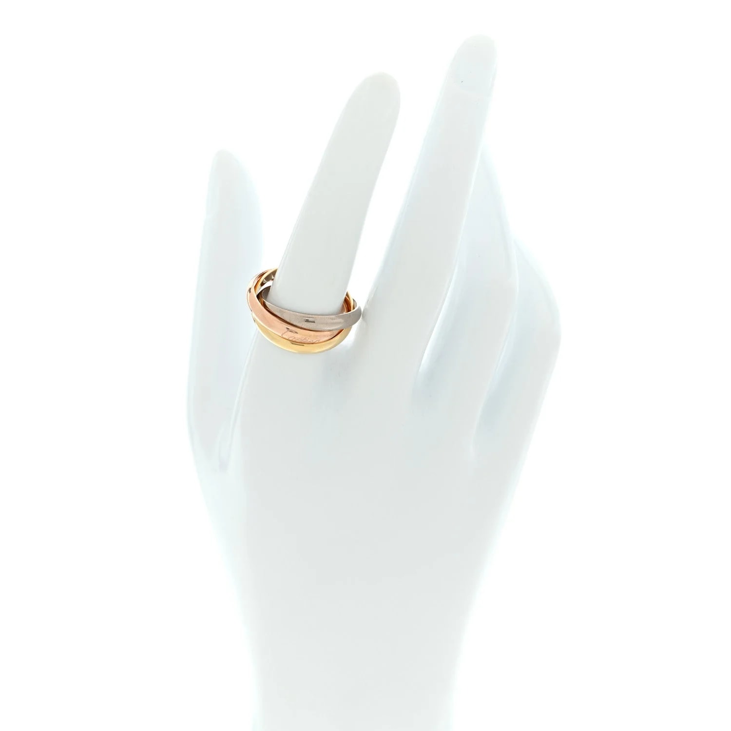 18K White Gold Classic Trinity 58 8.5 2