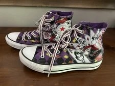 Converse Joker Harley Quinn DC High Tops 6 8 3
