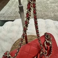 Chanel W/Resin & Chain Flap Full Inclusion 4