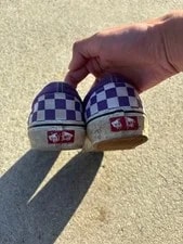 6.5US Vans Checkerboard Slip-Ons Vhtf LTD Collection Original 2