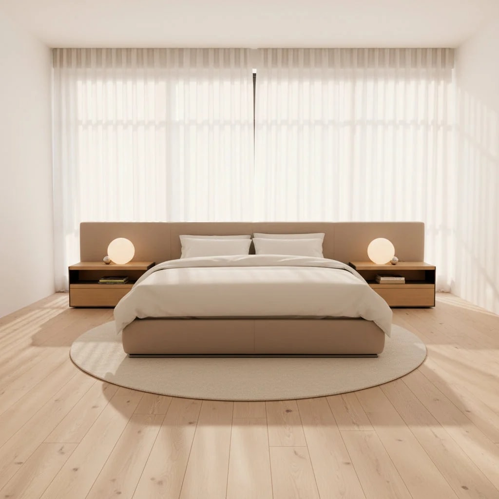 Flexform Groundpiece King Size Bed 2