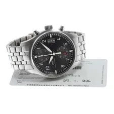 IWC Schaffhausen — IWC Schaffhausen Pilot's Spitfire IW387804 43mm SS Grey Dial #C215 — Watch — resale