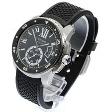 Cartier — Cartier Calibre DE Diver W7100056 43mm SS Black #C4669 — Watch — resale