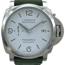 Panerai — Panerai Luminor Marina 1950 3Days Automatic PAM01314 White SS/Rubber Strap #205 — Watch — resale