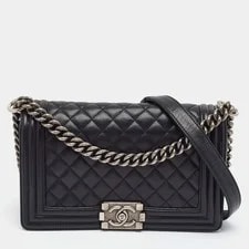 Chanel — Chanel Old Medium Boy Flap — Handbag — deal